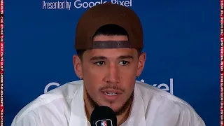 Devin Booker Talks 45 PTS Performance in Game 3 Win vs Clippers, Postgame Interview