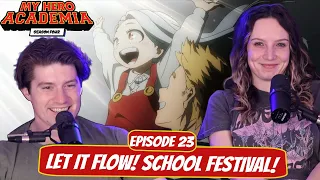 ERI FINALLY SMILES! | My Hero Academia Wife Reaction | Ep 4x23, “Let it Flow! School Festival!”