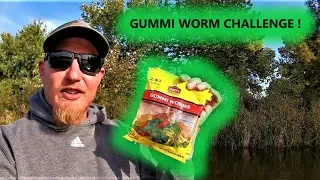 FISHING With GUMMI WORMS [CATFISH!]