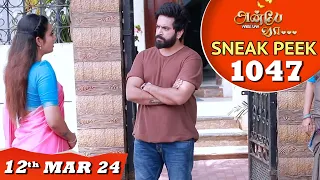 Anbe Vaa Serial | EP 1047 Sneak Peek | 12th Mar 2024 | Virat | Shree Gopika |Saregama TV Shows Tamil