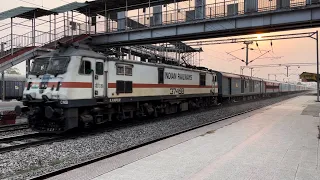 #wap7 Engine Runs In Full Speed || #bikaner || #guwahati || Bikaner Guwahati Express || #train