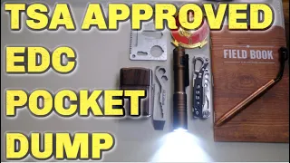 TSA Approved EDC Pocket Dump Kit