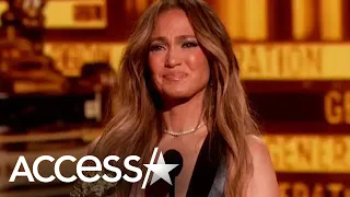 Jennifer Lopez CRIES & Shouts Out Ben Affleck In Personal MTV Awards Speech