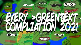 Every Greentext Comp 2021!