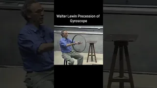 Precession Of Gyroscope || Walter Lewin || #shorts #physics #motivation