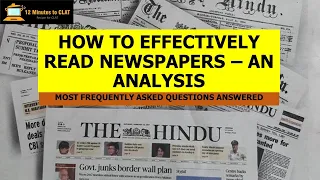 How to effectively read newspapers - A complete analysis I All FAQs Answered I Keshav Malpani