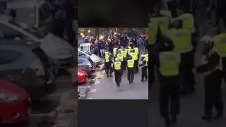 Police outnumbered in London