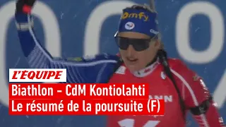 Biathlon 2022 - Julia Simon remporte la poursuite avec une superbe remontée et un sans-faute au tir