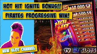 HOT HIT IGNITE Slot Machine Bonus • PROGRESSIVE WIN! ⚠ NEW SLOT CHANNEL 🔥 2021 Slot  Video