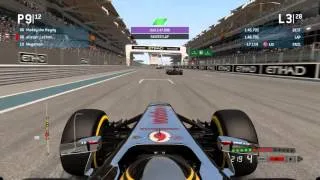 Valhalla Gamer - F1 2013 - Highlights - Aborted Start at Abu Dhabi