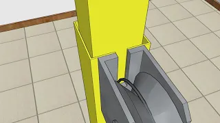 Elevador de Drywall, video em 3d.
