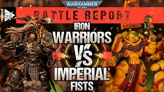 Iron Warriors vs Imperial Fists | Boarding Action Battle Report