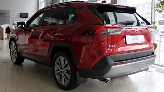 Toyota Rav 4 в новом красном цвете (2021), обзор + цена