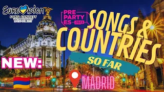 (NEW: 🇦🇲) PrePartyES 2023 MADRID | Recap 27 Songs from 2023 | Eurovision 2023 Liverpool