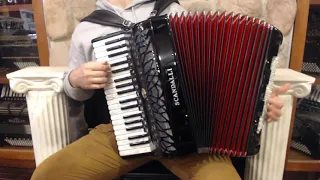 SCANAIRIMBK - Black Scandalli Air I Piano Accordion LMMM 37 96 $5499