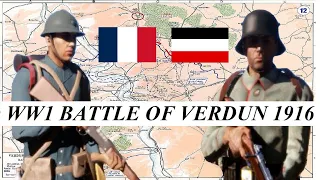 Battle of Verdun 1916 - The Longest Battle of World War One