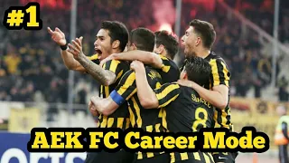 ΕΝΑ ΝΕΟ CAREER !!? - Aek FC Greek Career Mode #1 | FIFA 19