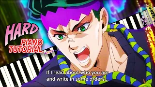 Great Days (JoJo's Bizarre Adventure Diamond is Unbreakable OP 3) - Piano Tutorial