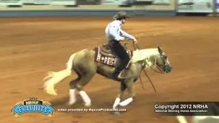 Foolish Little Step ridden by Fernando Salgado - 2012 NRHA Futurity (2nd Go)