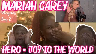 VLOGMAS DAY 2: MARIAH CAREY HERO/ JOY TO THE WORLD LIVE @HOME 🥰😍♥️