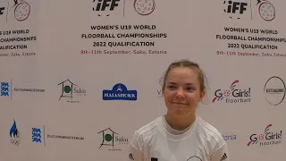 2022 WU19 WFCQ EUR EST VS ITA (Estonia's interview)