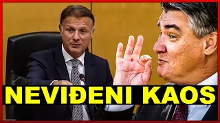 NEVIĐENI KAOS U SABORU: Predsjednik Milanović razbucao sve HDZ-ovce, oporba napala Jandrokovića