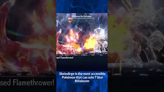 Skeledirge is the most accessible Pokémon that can solo 7 Star Rillaboom 🔥🐊