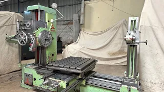 TOS H-63 Horizontal Boring Machine - with Facing Chuck and Tail-Stock