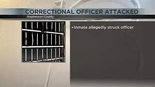 Stephenson Co. Correctional Officer hit by inmate, taken to hospital