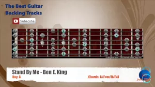 🎸 Stand By Me - Ben E. King Guitar Backing Track with scale chart