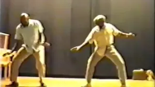 Frankie Manning, Chazz Young perform the Shim Sham