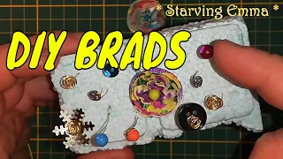 Simple Handmade Brads - Starving Emma