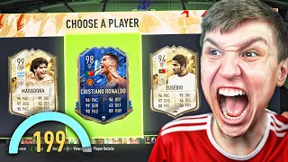 I GOT A 199 RATED TOTY FUT DRAFT!! - FIFA 22