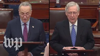 WATCH LIVE: McConnell, Schumer speak on Senate floor after House impeaches Trump