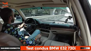 Cum se conduce un BMW seria 7 din 1989?