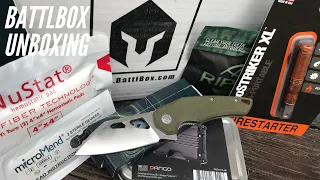 BattlBox Unboxing Mission 74: Fox Edge Knife, Medical Gear, Exotac Fire Steel, and More