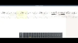 Led Zeppelin - For Your Life BASS GUITAR TAB