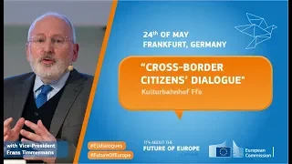 #EUdialogues in Frankfurt with Frans Timmermans