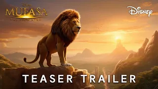 MUFASA : The Lion King (2024) | TEASER TRAILER | Disney (4K) | mufasa trailer