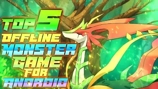 TOP 5 OFFLINE POKE MONSTER GAME FOR ANDROID 2021 🔥 || TOP 5 OFFLINE POKEMON GAMES IN PLAYSTORE