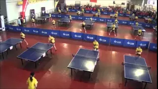 Training table tennis with music part 3 (China)