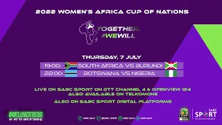 WAFCON2022 - Group C | Botswana vs Nigeria