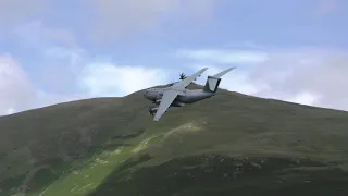 Lakes Low Level; A400m ZM408 'Comet452' Up Troutbeck Valley, 28/07/20