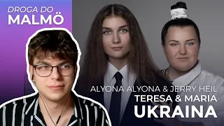 Misja Eurowizja: Droga do Malmö | UKRAINA | alyona alyona & Jerry Heil - Teresa & Maria | REAKCJA #9