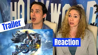 Bayonetta 2 All Trailers Reaction