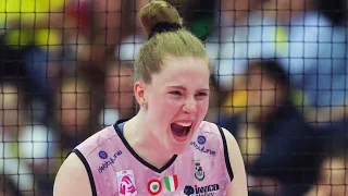 Isabelle Haak, 32 points in Final G1 Conegliano-Milano | Lega Volley Femminile 2022/23