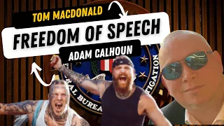 Tom MacDonald Ft Adam Calhoun Freedom of Speech Reaction By The Patriots Prayer W/ Eddie