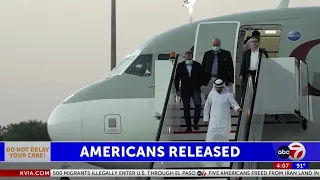 Five Americans freed from Iran land in Qatar before flying to the US