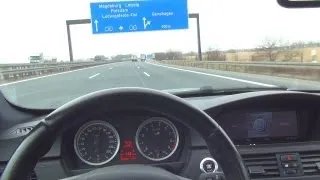 BMW M3 E92 Onboard Shift Downs + Acceleration on Autobahn Speeding POV Drive Sound Kickdown