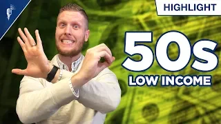 How To Build Wealth With a Low Paying Job In Your 50s!